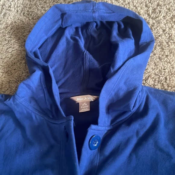 NWTs Ladies White Stag blue hooded jacket Sz Medium (8-10) - Picture 4 of 8